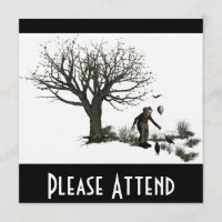 Ballon-Clown-alter Baum u. schwarze Vögel