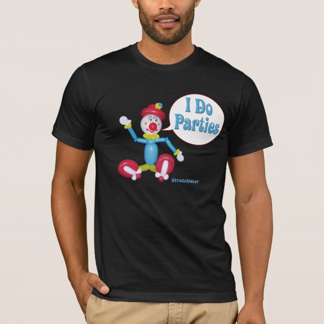 Ballon-Clown - ich tue Partys T-Shirt (Vorderseite)