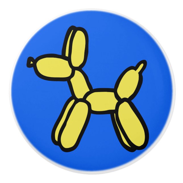Ballon Dog Keramik Knobs Keramikknauf (Vorderseite)