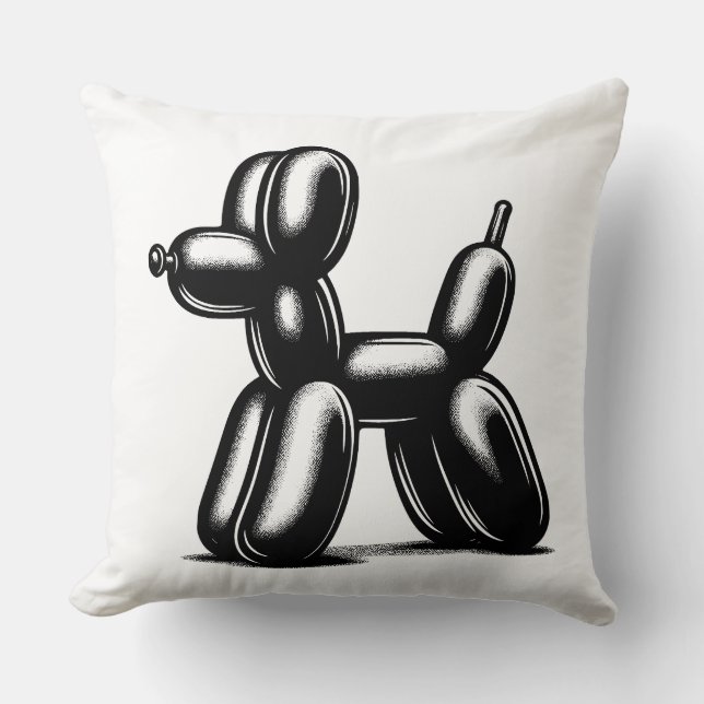Ballon Dog Kissen (Vorderseite)