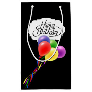 Ballon-ein-Palooza schwarze Kleine Geschenktüte