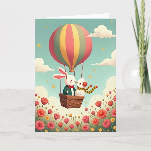 Ballon-Freunde-Abenteuerkarte Karte (Vorderseite)