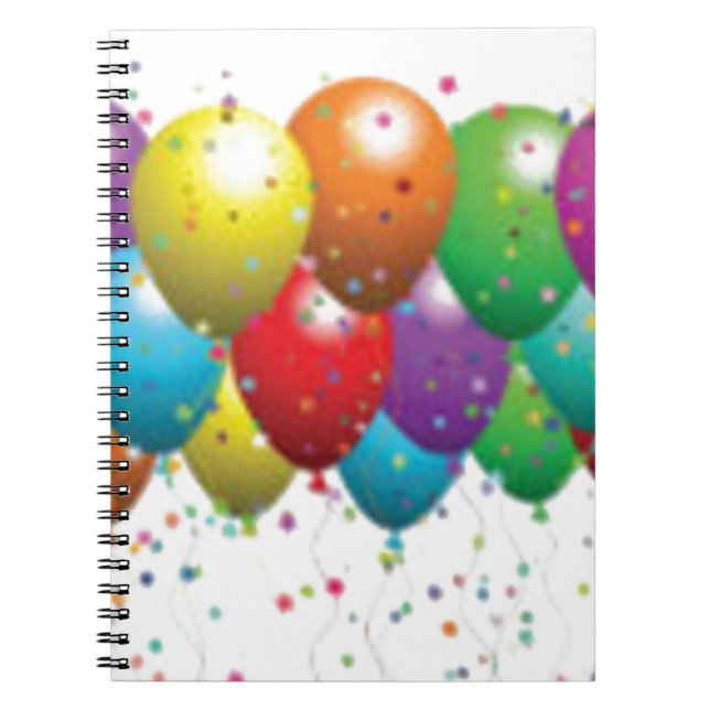 ballon_Geburstag_card_custom-r11e61ed9b9074290b Notizblock (Vorderseite)