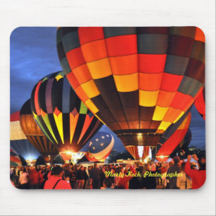 Ballon-Glühen-Mausunterlage Mousepad