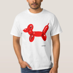 Ballon-Hundeer-weiß T - Shirt