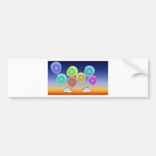 Ballon-Köpfe Autoaufkleber