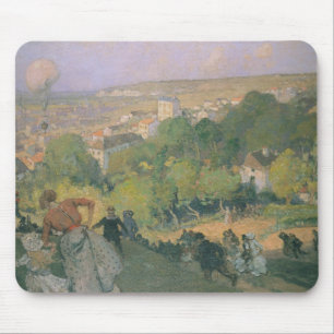 Ballon-Landung bei vor St.-Gervais, c.1885 Mousepad