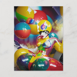 Ballon Life Postkarte