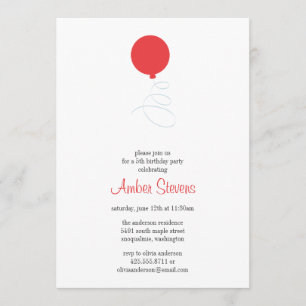 Ballon-Party Einladung