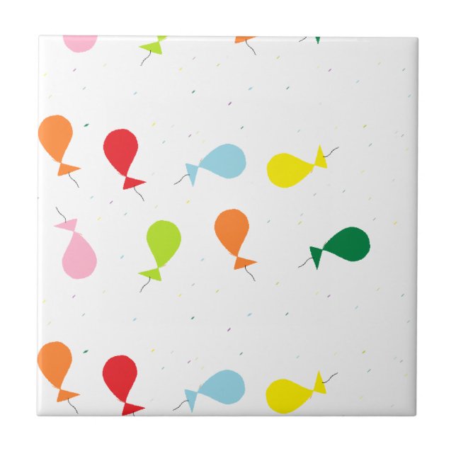 Ballon-Party Fliese (Vorderseite)