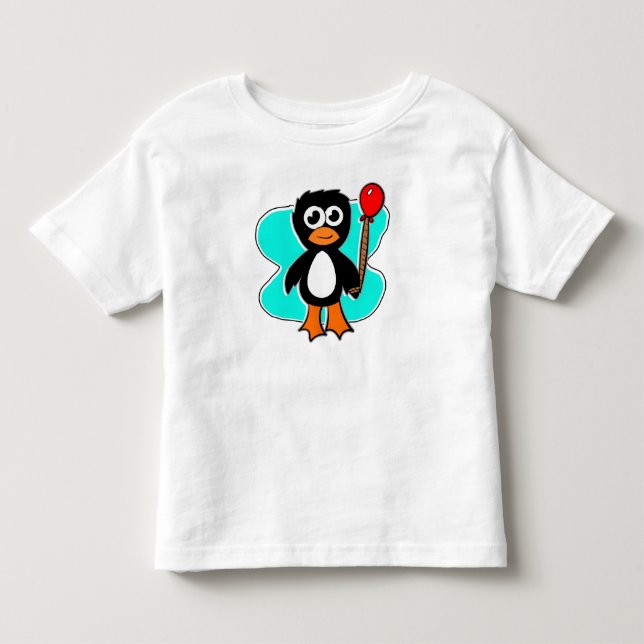 Ballon Pinguin Kleinkind T-shirt (Vorderseite)