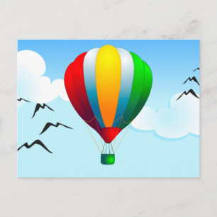 Ballon, Postkarte