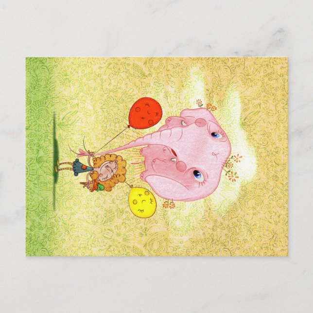 Ballon Postkarte (Vorderseite)