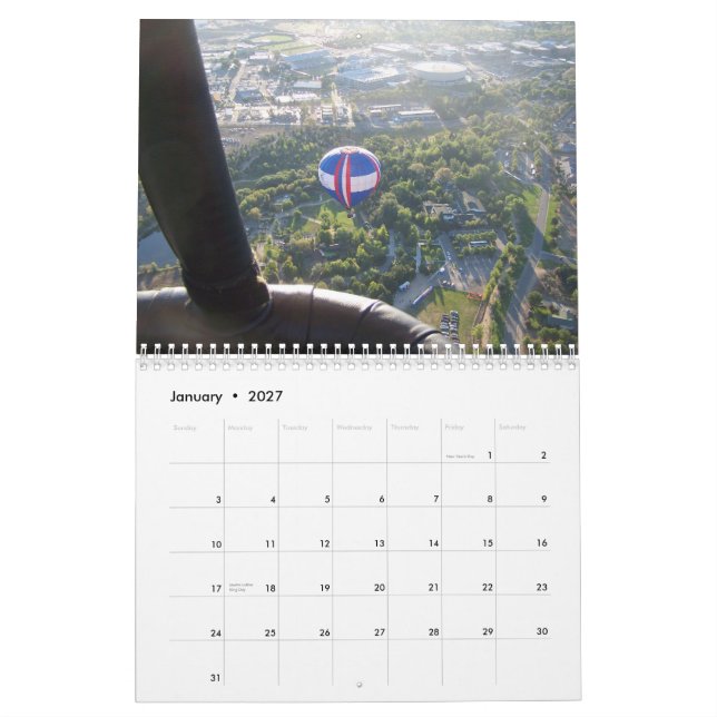 Ballon-Rennen Kalender (Jan 2027)