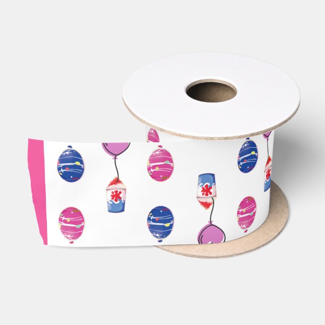 Ballon Satin Ribbon Satinband (Spule)