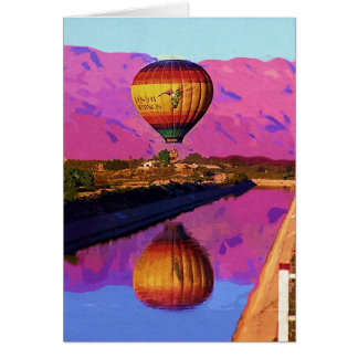 Ballon, Sonnenuntergang, Palm Springs, Kalifornien