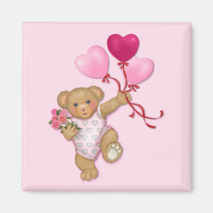 Ballon-Teddybär Magnet