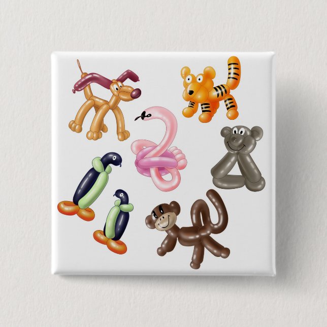 BALLON-TIER-PARTY BUTTON (Vorderseite)