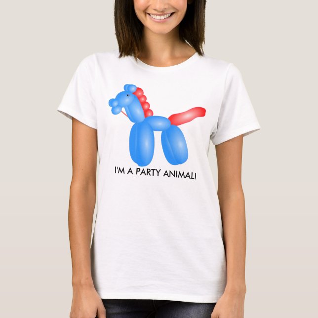 Ballon-Tier-T - Shirt (Vorderseite)