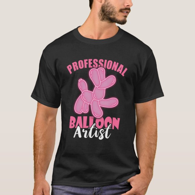 Ballon Twister Professional Balloon Artist Balloon T-Shirt (Vorderseite)