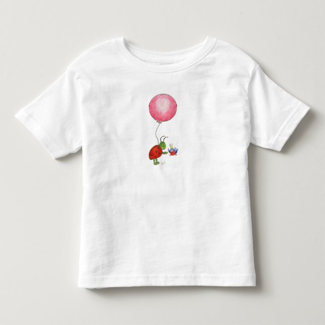 Ballon und Bug tee (Vorderseite)