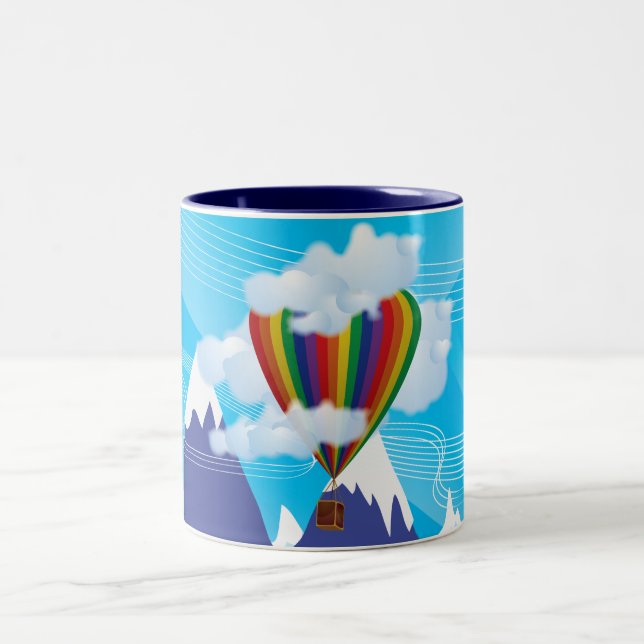 Ballon Zweifarbige Tasse (Mittel)