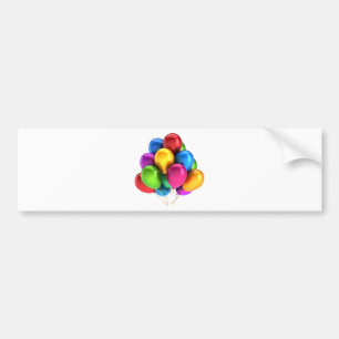 Ballonballons personalisieren Anniversalen Autoaufkleber