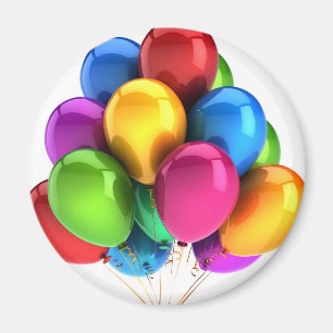 Ballonballons personalisieren Jahrestage Magnet