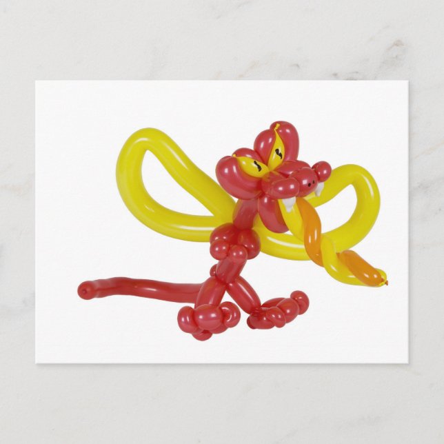 Ballondrache Postkarte (Vorderseite)