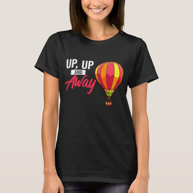 Ballonfahrt mit Heißluftballon Festival Bal T-Shirt (Vorderseite)