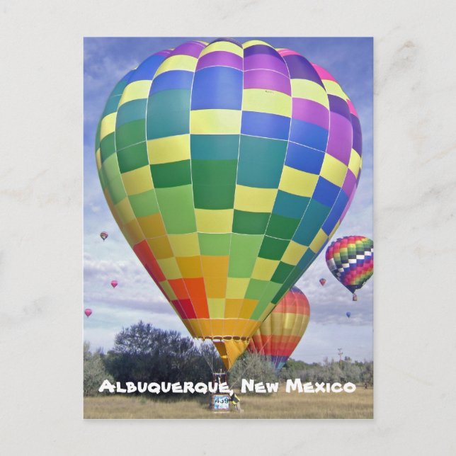 Ballonfeuer 1 postkarte (Vorderseite)