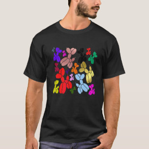 Ballonhunde Süße Bunte Ballons Tier T-Shirt