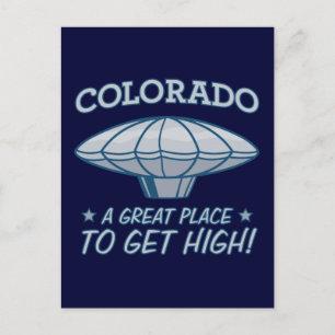 Ballonjunge falcon heene colorado postkarte