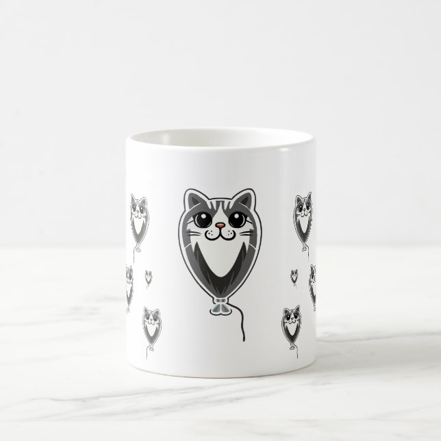 Ballonkatzen-Tassen Kaffeetasse (Mittel)