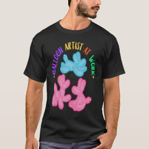 Ballonkünstler bei der Arbeit Ballondrehung Ballon T-Shirt
