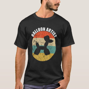 Ballonkünstler Retro Vintage Ballontier Ballon T-Shirt