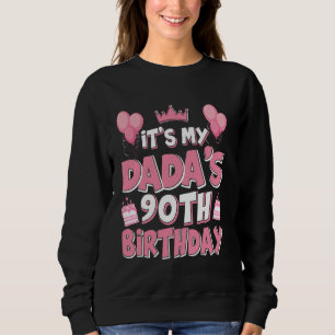 Ballons Das ist mein DADA's 90. Geburtstag 1935 90 Sweatshirt