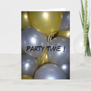 Ballons Party laden Einladung