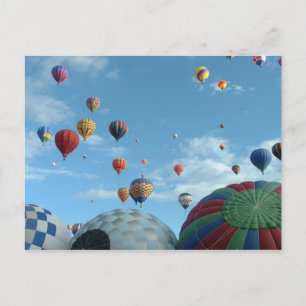 ballons postkarte