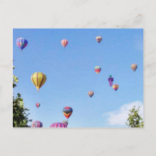 Ballons Sky Balloon Feastival Postkarte