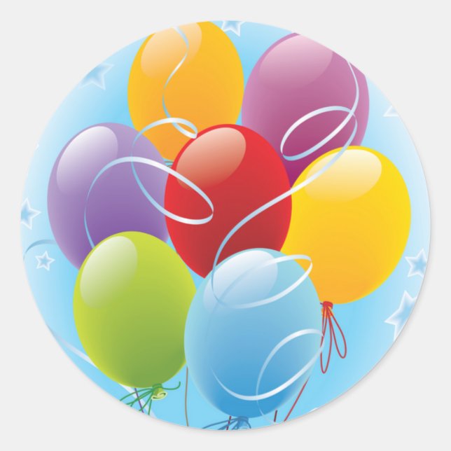 Ballons Stickers (Vorderseite)