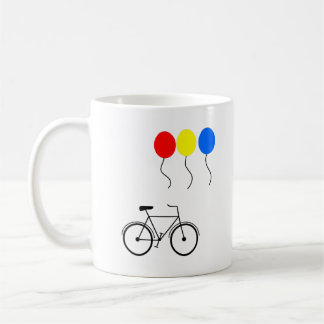 Ballons und Fahrräder Kaffeetasse