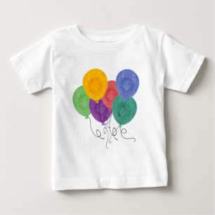 Ballons und Grafiken Baby T-shirt