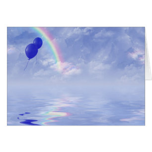 Ballons und Regenbogen
