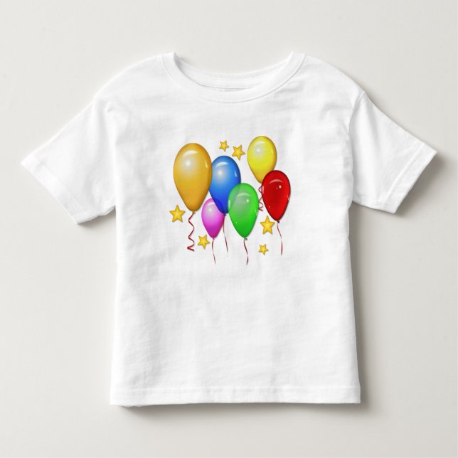 Ballons und Sterne ~ T - Shirt (Vorderseite)