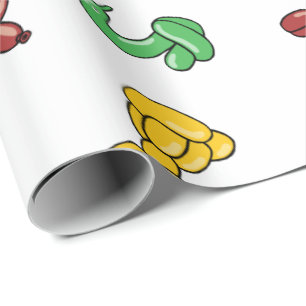 Ballontier-Partyentwurf Geschenkpapier