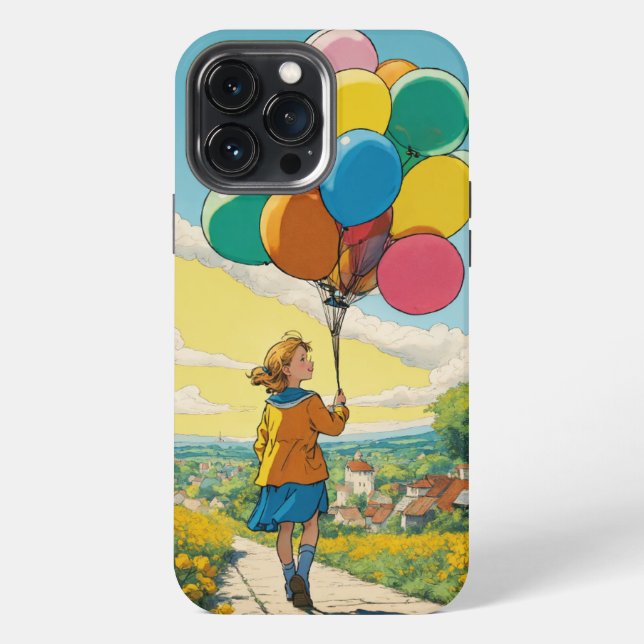 Ballontraum iPhone Hülle (Rückseite)