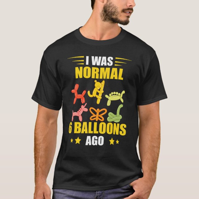 Balloon Artist 6 Ballons Ago Balloon Twisting Ball T-Shirt (Vorderseite)