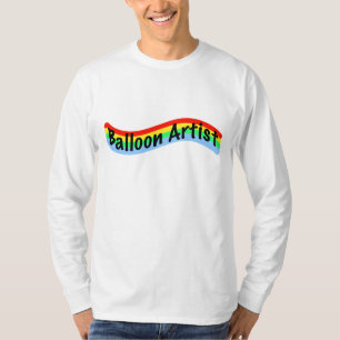 Balloon Artist: Wavy Design in Bright Colors T-Shirt