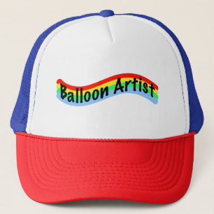 Balloon Artist: Wavy Design in Bright Colors Truckerkappe